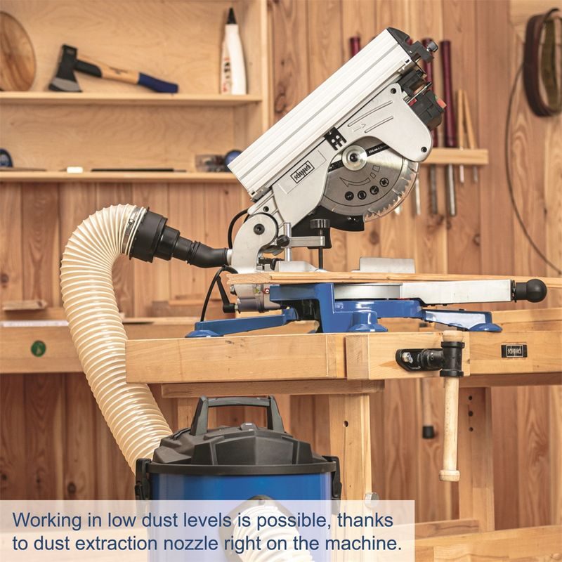 SCHEPPACH HM 100 T KOMBINOVANÁ POKOSOVÁ/STOLOVÁ PILA - POKOSOVÉ PILY - ELEKTRICKÉ NÁŘADÍ