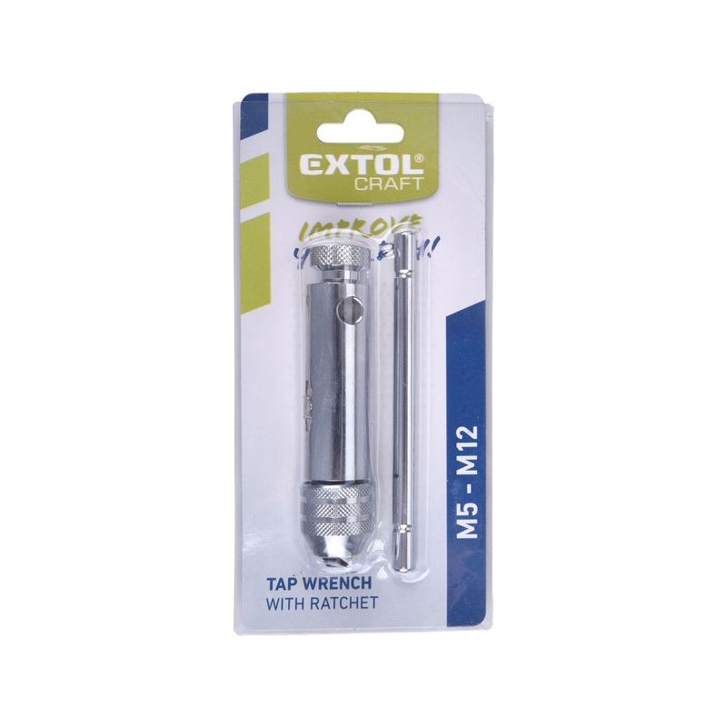 EXTOL CRAFT VRATIDLO RÁČNOVÉ PRO ZÁVITNÍKY, M5-M12, 469 - ZÁVITNÍKY - RUČNÍ NÁŘADÍ