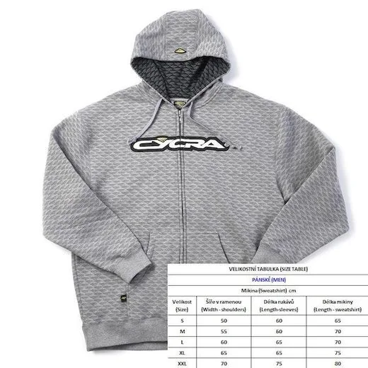 MIKINA ALL OVER ZIP-UP, CYCRA