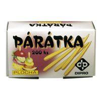 párátka 200ks, plochá, dřevo, EAN, pap.krab.