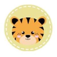 TORO PROSTÍRÁNÍ DĚTSKÉ KULATÉ 38 CM TYGR PLAST_hamashop