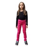 Detské letné softshellové nepremokavé nohavice sivé