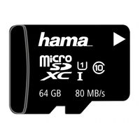 Hama microSDHC 16 GB Class 10 UHS-I 80 MB/s + Adapter/Mobile