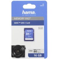 Hama microSDHC 16 GB Class 10 UHS-I 80 MB/s + Adapter/Mobile