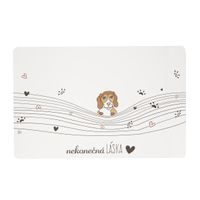 Prostírání NEKONEČNÁ LÁSKA pes 43x28 cm