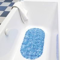 podložka 67x34 cm vanová, modrá, transparent