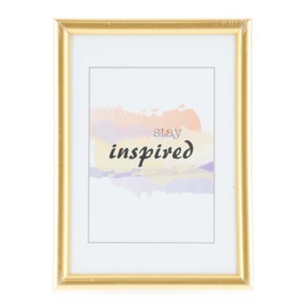 Hama rámeček plastový MADRID, zlatý matný, 10x15cm