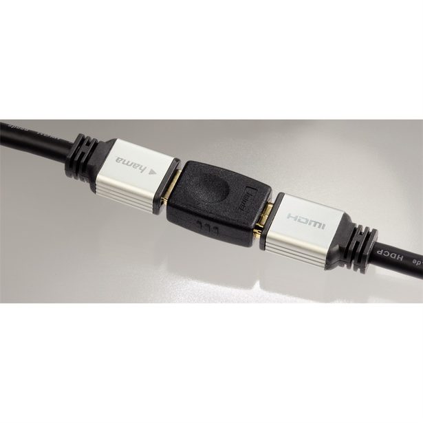Hama compact HDMI Adapter, HDMI socket - HDMI socket