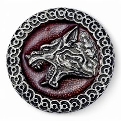 Slavic werewolf, pendant, zinc, enamel