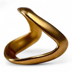 CELTIC BRONZE RING, La Tene, Boii Tribes, central Europe, exact replica