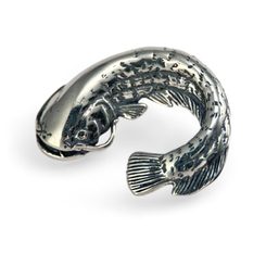 CATFISH, silver fishing pendant, Ag 925