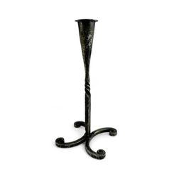 Forged medieval candlestick