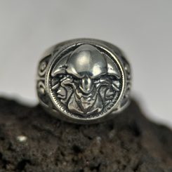 AXE OF PERUN, silver Slavic talisman, Ag 925