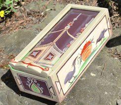 AVITIUM, Ancient Rome Wooden Box, replica