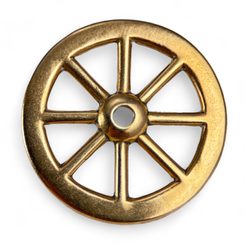 TARANIS WHEEL, bronze, pendant, replica Bohemia