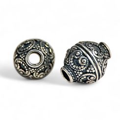 SILVER SLAVIC GOMB, bead, silver 925