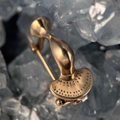 AQUILA, römischer Adler SPQR, Bronze, Gürtel Niete