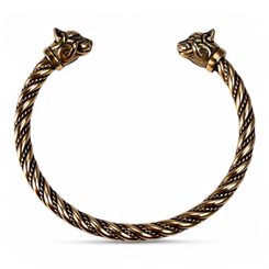 CAITLIN, Celtic Cat, bracelet, bronze