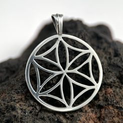 SILVER SLAVIC GOMB, bead, silver 925