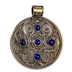 BATTERSEA, luxury Brythonic jewel, lapis lazuli, bronze