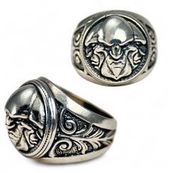 TRIGLAV Slavic Ring Silver 925
