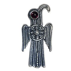 ANGLO SAXON BIRD PENDANT, early medieval, silver 925