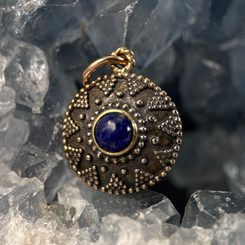 SLAVIC RING with MOLDAVITE, silver