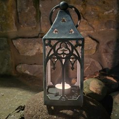 Medieval lantern - GOTIKA, tea light candle holder