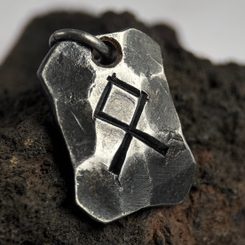 WEALTH - Viking rune ring, bronze