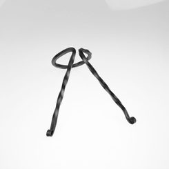 Horn stand, forged