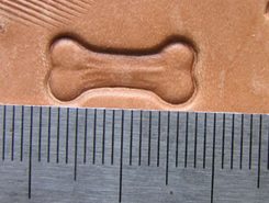 BONE, leather stamp