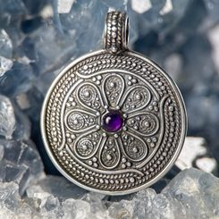 AXE OF PERUN, silver Slavic talisman, Ag 925