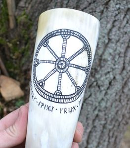 HELM OF AWE, Iceland, rune - Drinking Horn