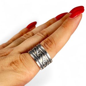 ISKRA, Slavic Ring, silver