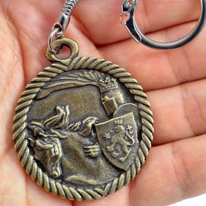 KING Premysl Otakar II., Keychain, zinc