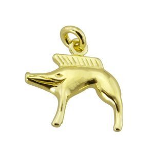CELTIC BOAR, Neuvy-en-Sullias, pendant, 14K gold