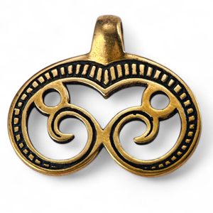 GREAT MORAVIA LUNULA, bronze pendant