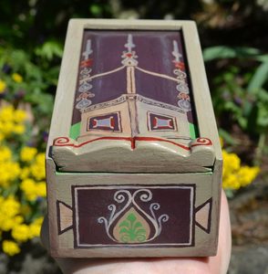 AVITIUM, Ancient Rome Wooden Box, replica