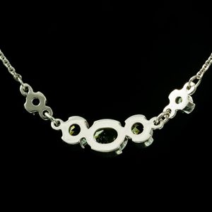 ELARA, Moldavite, necklace, silver