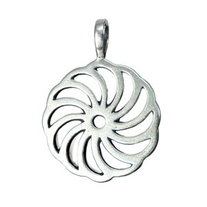 SUN SYMBOL IV, silver pendant