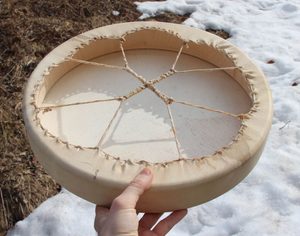 Aegishjalmur, Shamanic frame drum 40 cm
