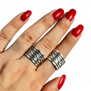 ISKRA, Slavic Ring, silver