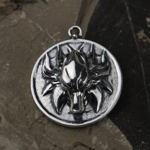 SLAVIC WOLF amulet, silver 925, 23g