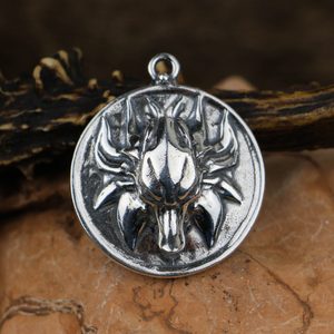 SLAVIC WOLF amulet, silver 925, 23g