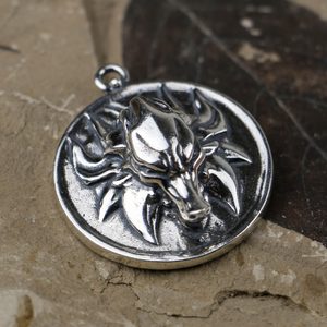 SLAVIC WOLF amulet, silver 925, 23g