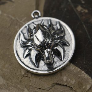 SLAVIC WOLF amulet, silver 925, 23g