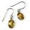 HELIOS, silver earrings, citrine, Ag 925/1000