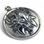SLAVIC WOLF amulet, silver 925, 23g