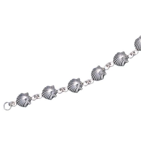 SEASHELL SILVER BRACELET
