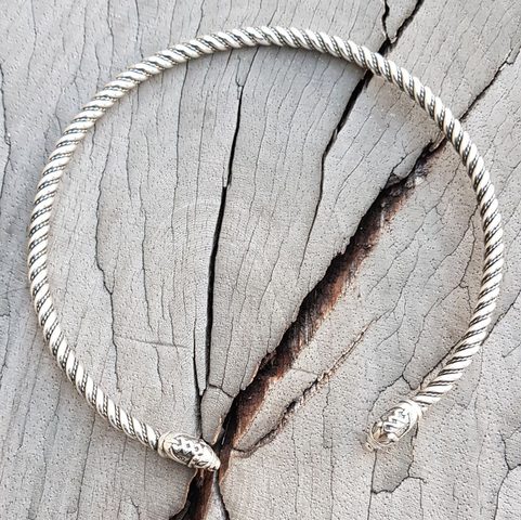 FLÓKI, VIKING SILVER TORQUES BY WULFLUND